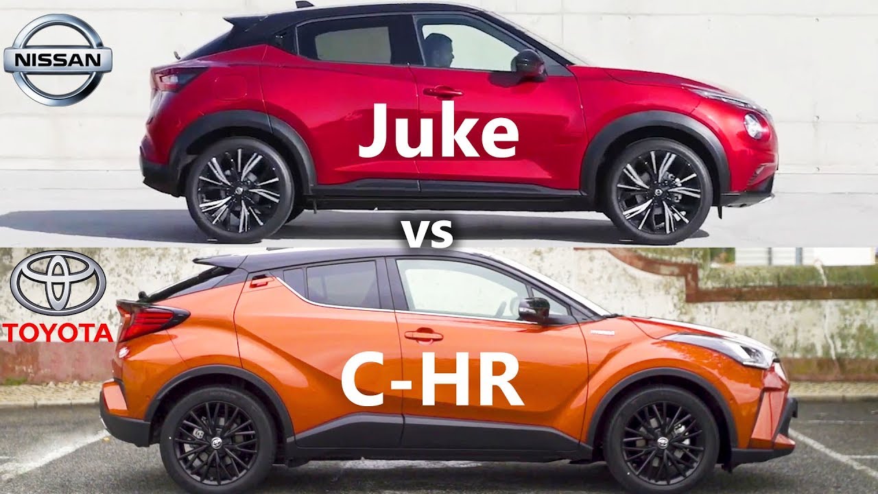 2020 Toyota C-HR vs Nissan Juke, Nissan vs Toyota,  Juke vs C-HR - design battle