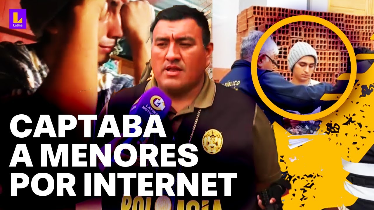 ¿Red de pedofilia que opera en Lurín? Detienen a sujeto que captaba menores mediante juego online