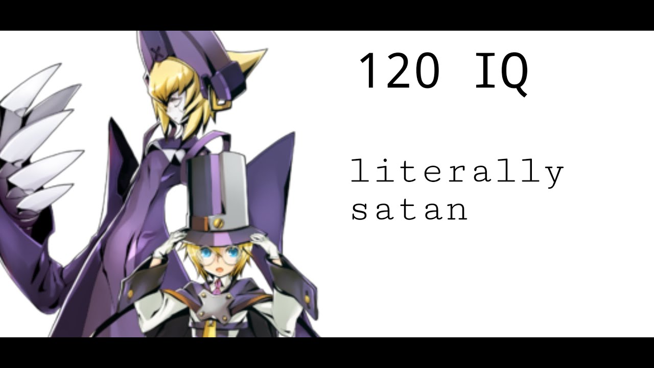 Average IQ of each blazblue main