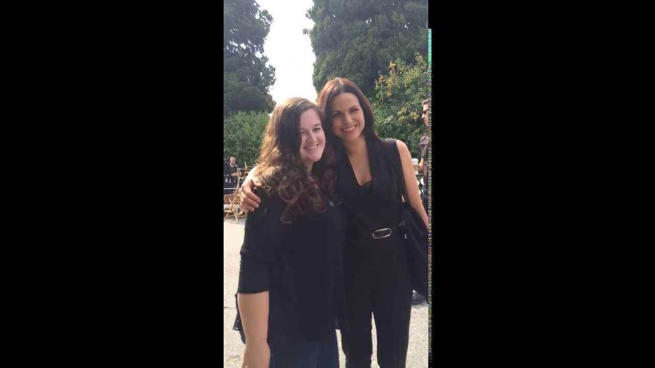 Lana Parrilla Meeting Fans