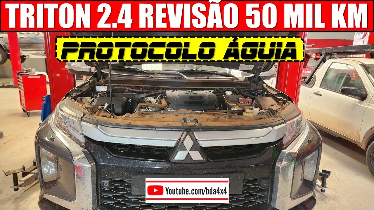 EP. 1075 // Mitsubishi Triton 2.4 Águia de 50.000 MIL KM! Qual óleo usa no Motor 2.4 MITSUBISHI
