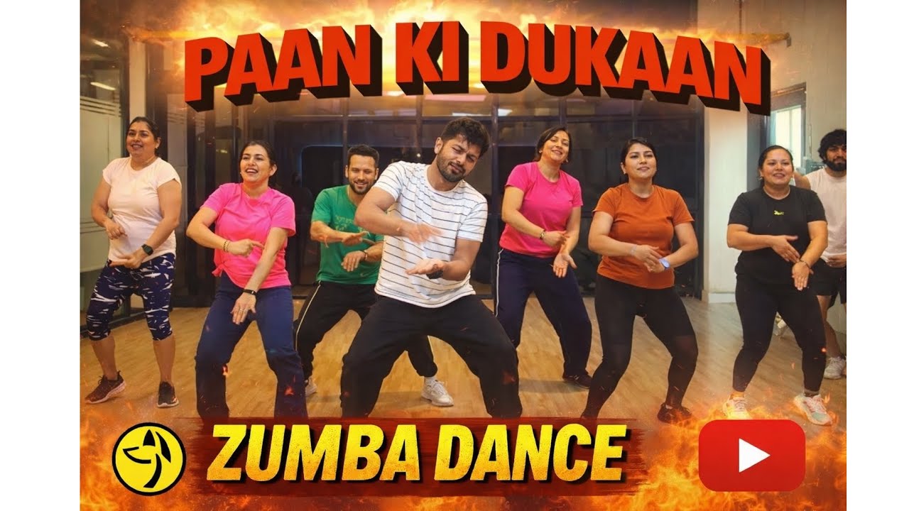 Paan Ki Dukaan Zumba Dance 💃🕺 | High Energy Bollywood Workout | Full Song Dance Workout 