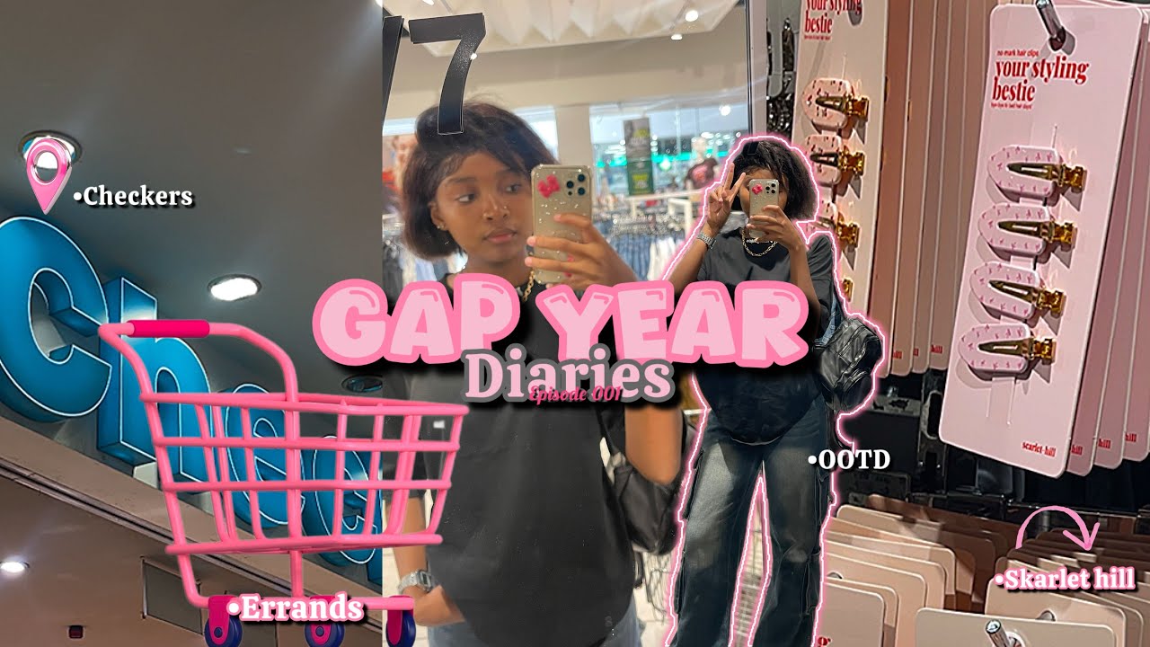 GAP YEAR DIARIES🎀🫧: episode 1 (a day in my life)|| errands girl life  💗🇿🇦🥰