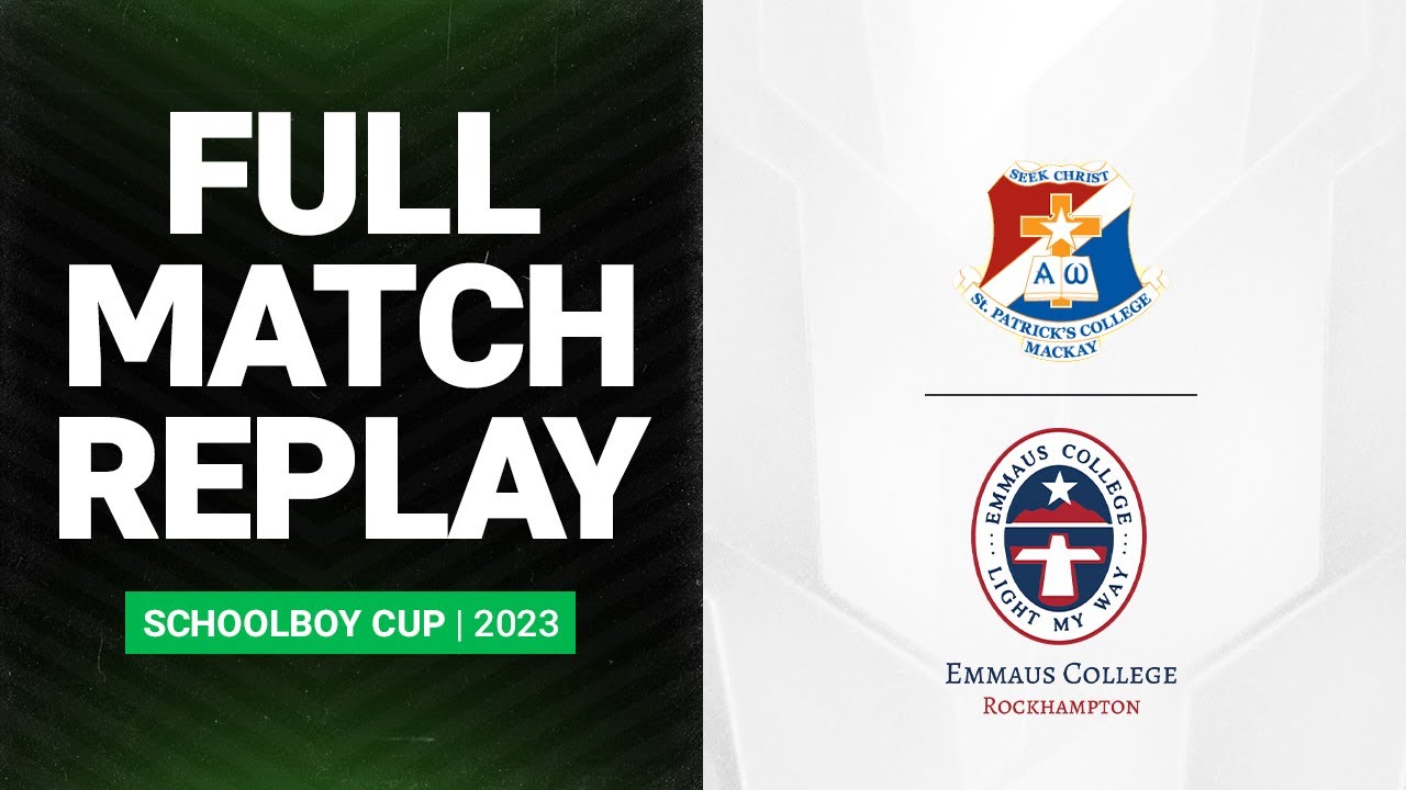 Schoolboy Cup 2023 | St Patrick's v Emmaus College | Full Match Replay | Payne v Dolphin Play-Off