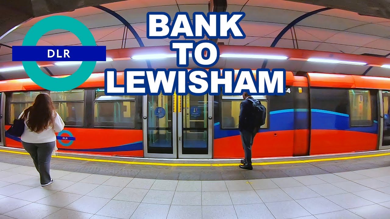 Docklands Light Railway - Bank To Lewisham (DLR) - FIRST PERSON JOURNEY