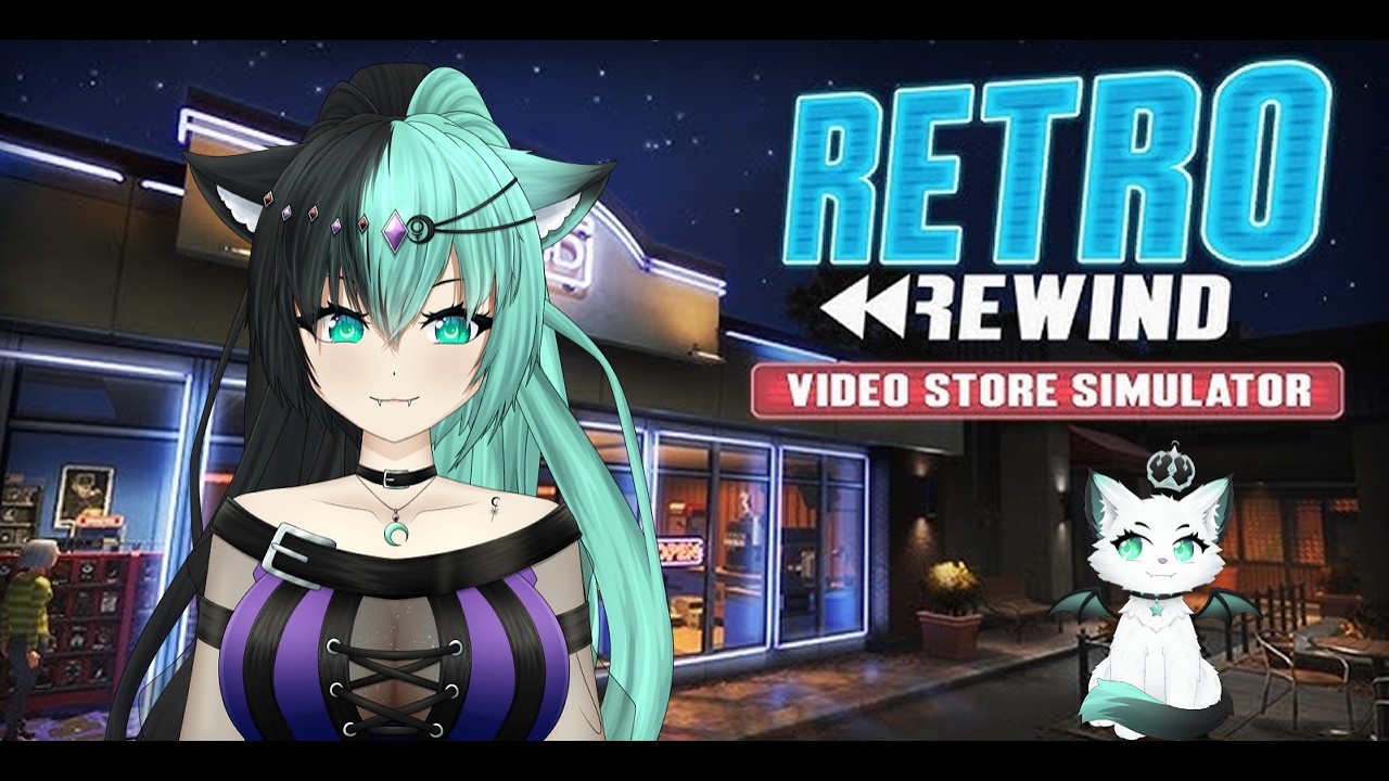 ☽°•. Vtuber eröffnet eine Videothek - Retro Rewind - Video Story Simulator