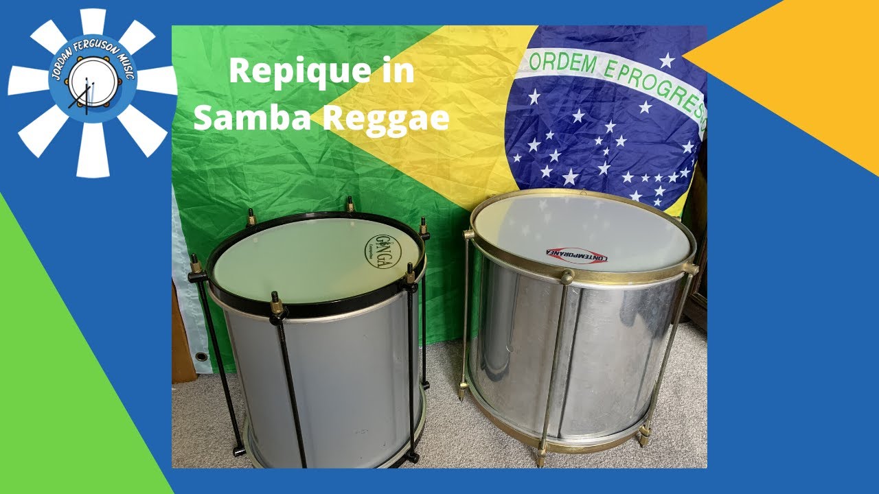 How to play Samba Reggae on the Repique | The Basic Grooves