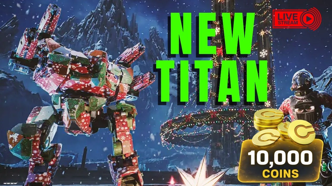 New TITAN Released! 10,000 Coin Giveaway | War Robots: Frontiers
