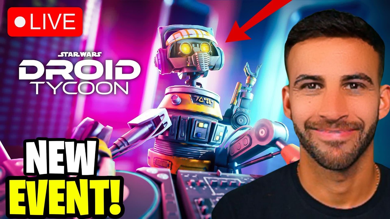 🔴LIVE - DJ-R3X EVENT IN DROID TYCOON!