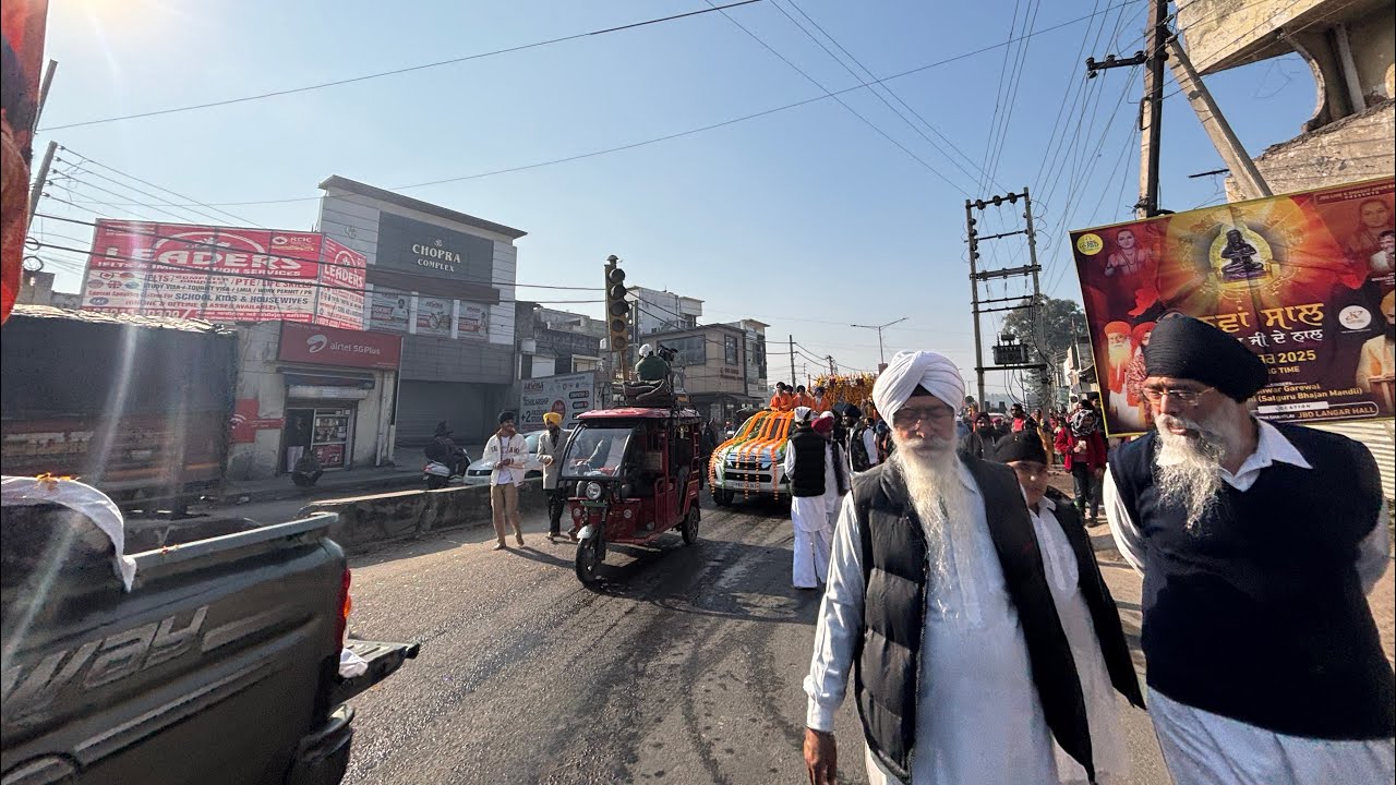 Nagar kirtan shri guru gobind singh g 🙏🏻❤️#wahaguruji #nagarkirtan #love 
