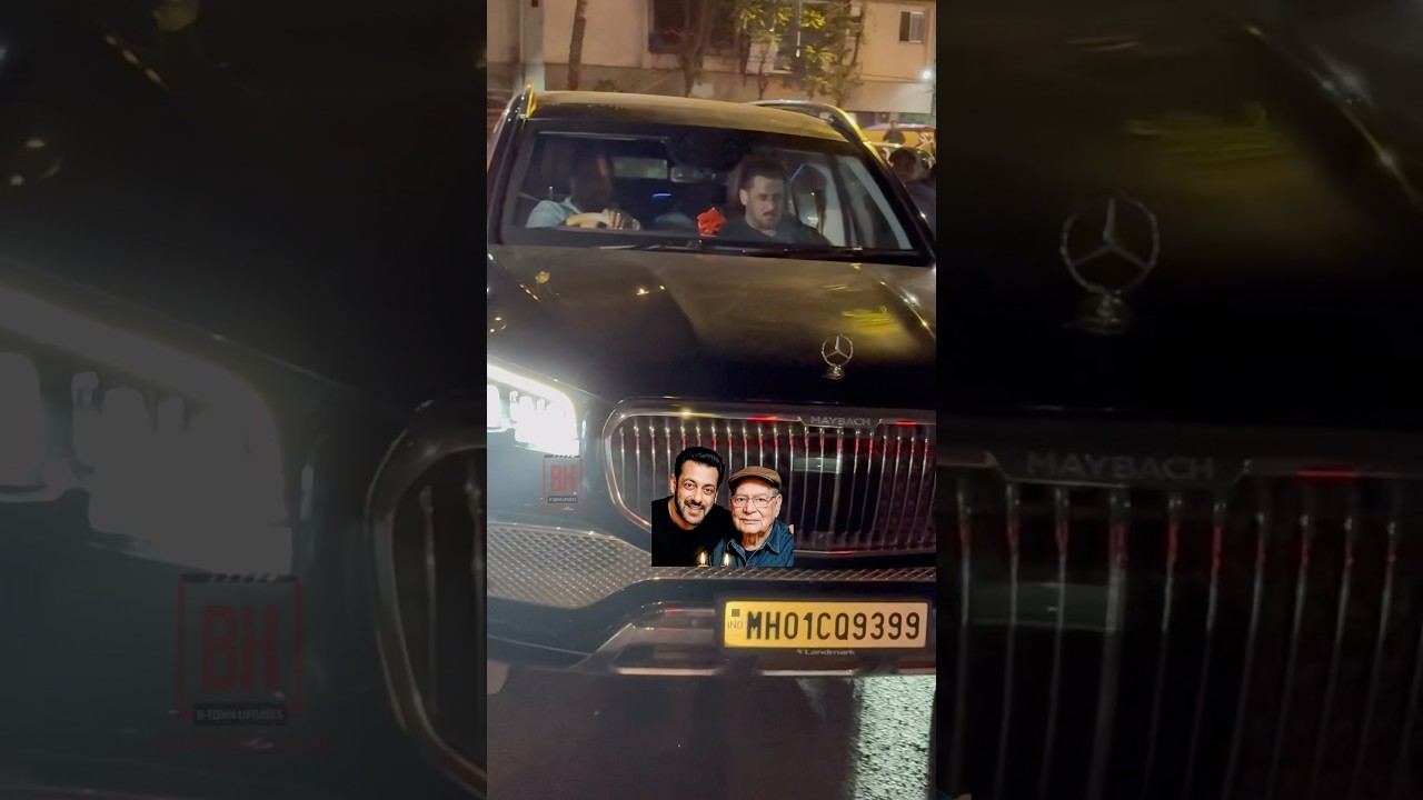 Salman Khan's Father Salim Khan Hospitalised in Mumbai: Salman Khan Visits Legendary Screenwriter