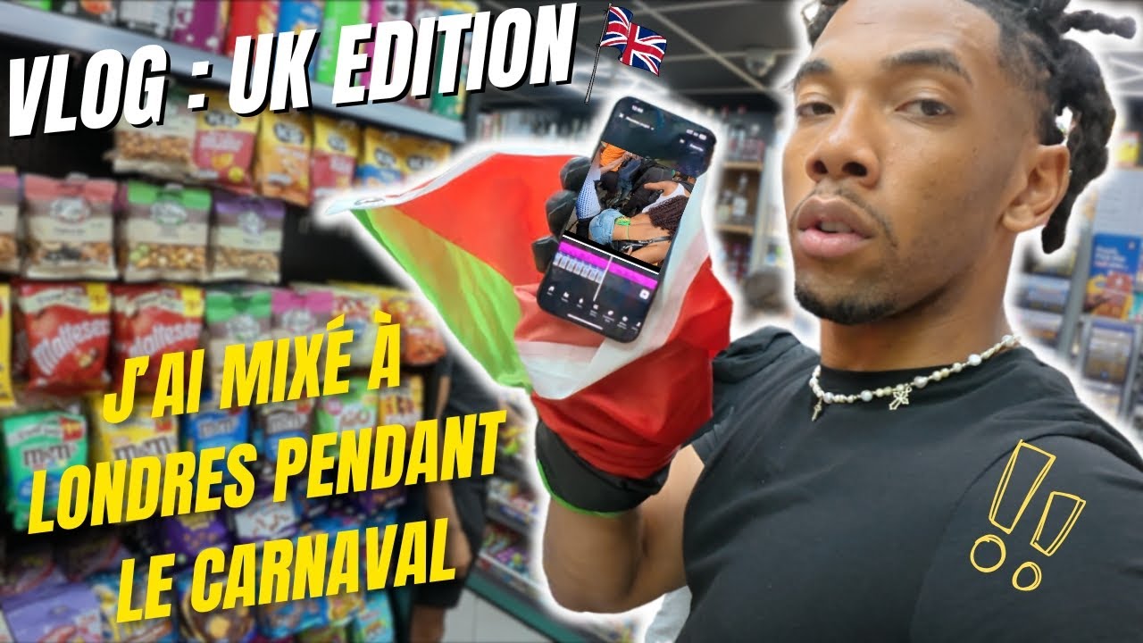 VLOG - J'ai mixé à Londres pendant le carnaval !