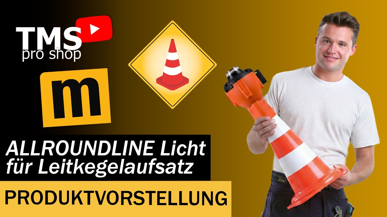 ALLROUNDLINE Licht für Leitkegelaufsatz - Mehr Sicherheit. Mehr Sichtbarkeit. Mehr Flexibilität.