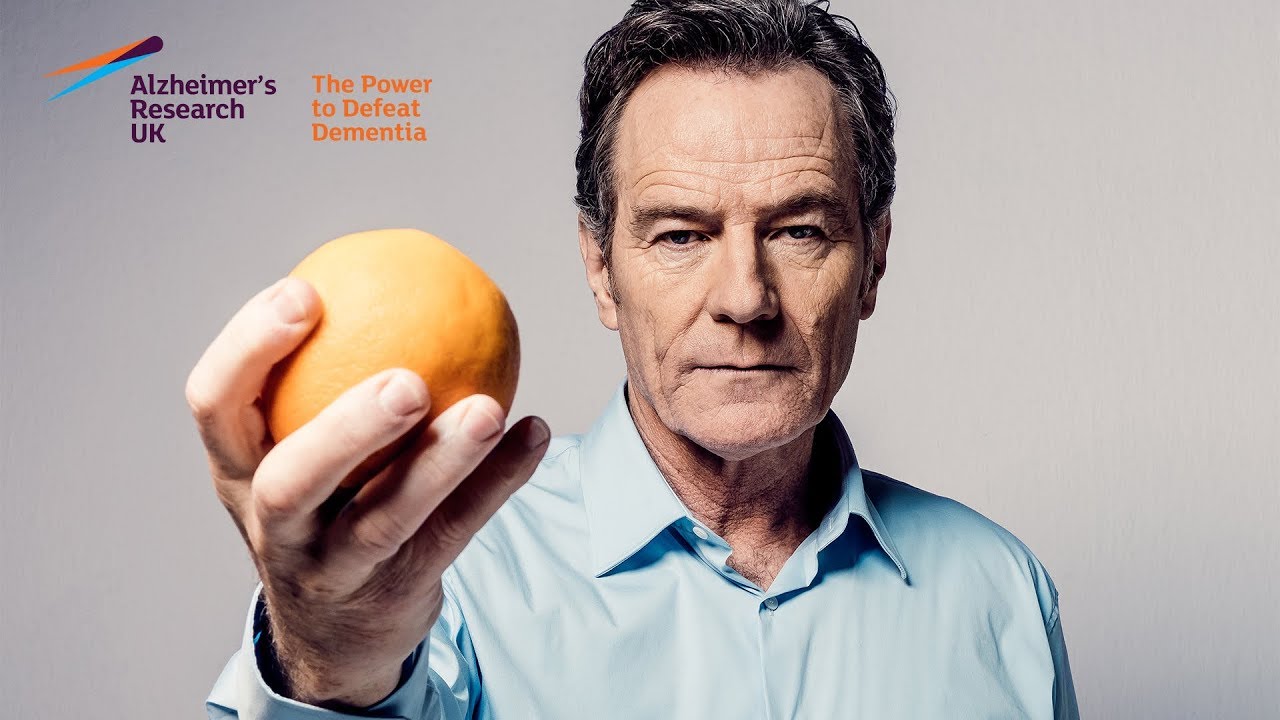 Alzheimer's Research UK's #ShareTheOrange with Bryan Cranston