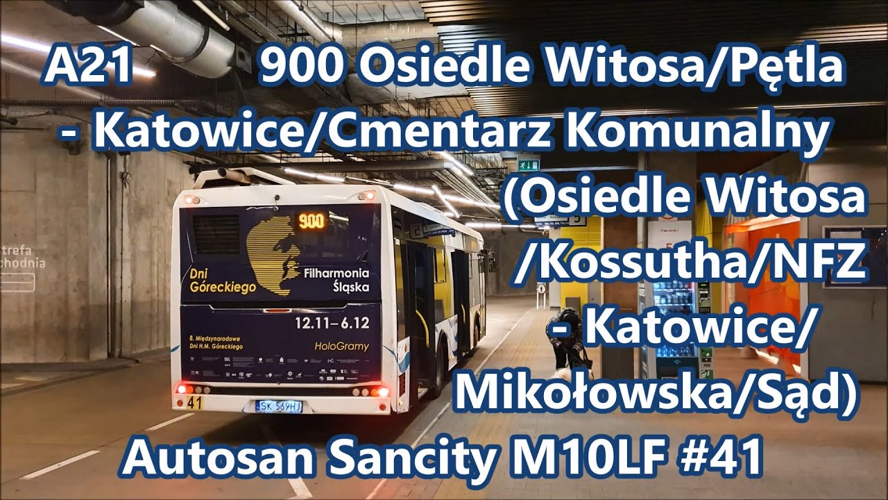 A21 - Autosan Sancity M10LF #41, linia 900