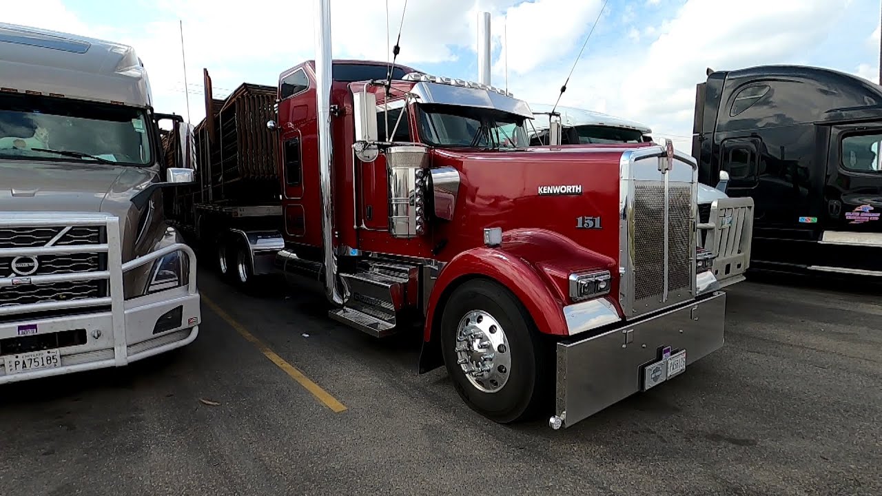 2024 Red Kenworth W900 Spotted At Truck Stop
