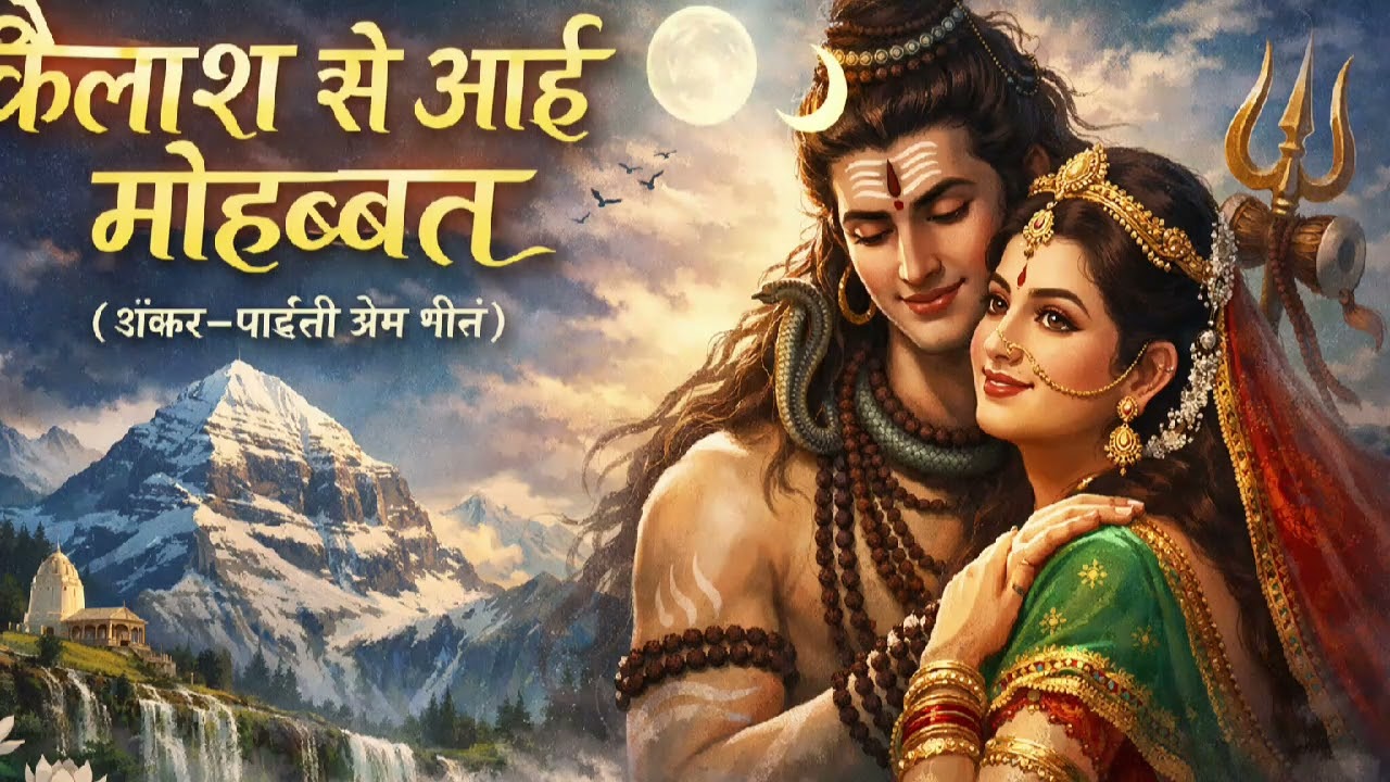 Mahadev Parvati || New Song कैलाश से आई मोहब्बत (शंकर-पार्वती प्रेम भीतं) M_M Song Music 🎵 #newsong 