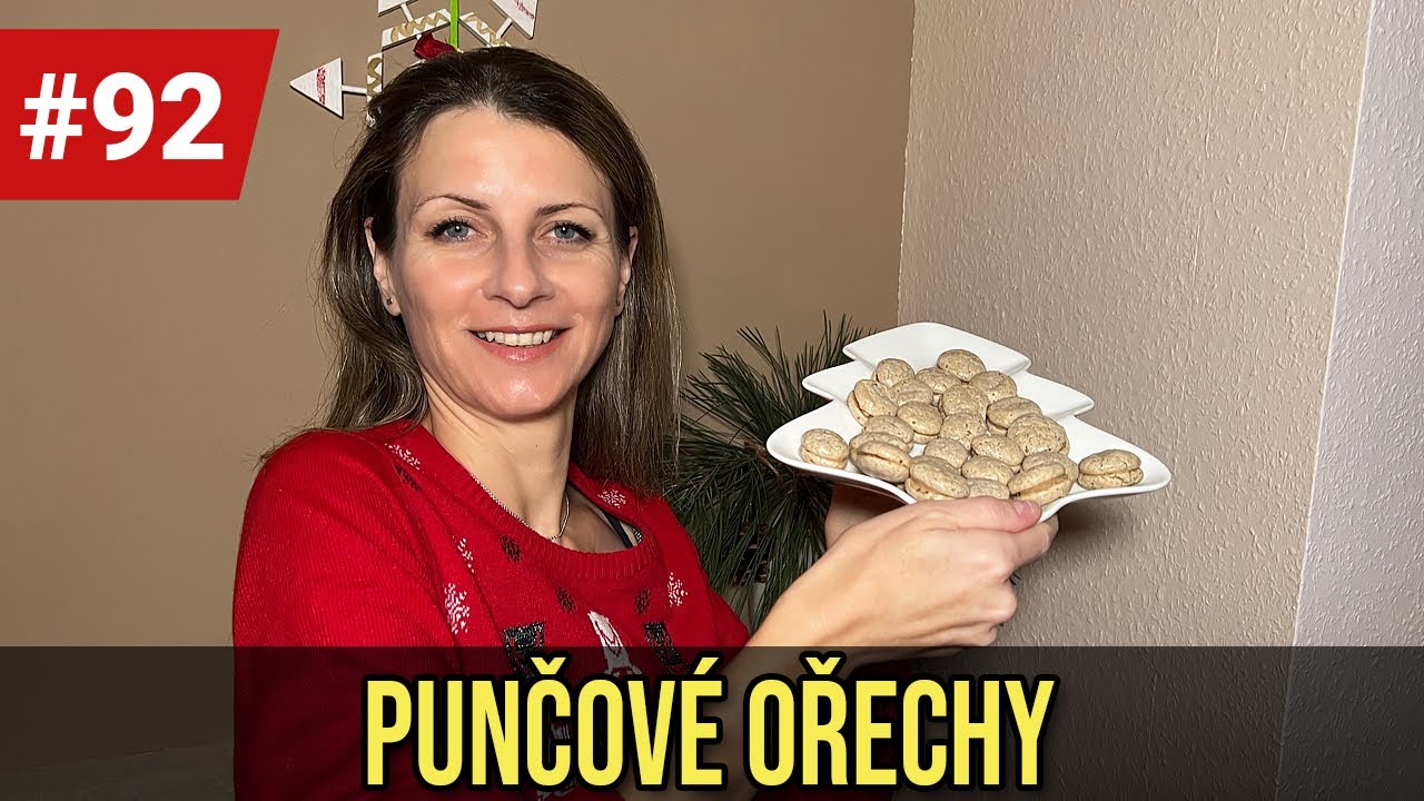 VÁNOČNÍ CUKROVÍ | PUNČOVÉ OŘECHY | Zkouším nový recept