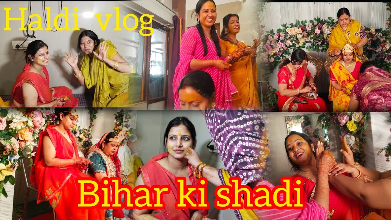 Haldi Function vlog|| haldi ki masti💕