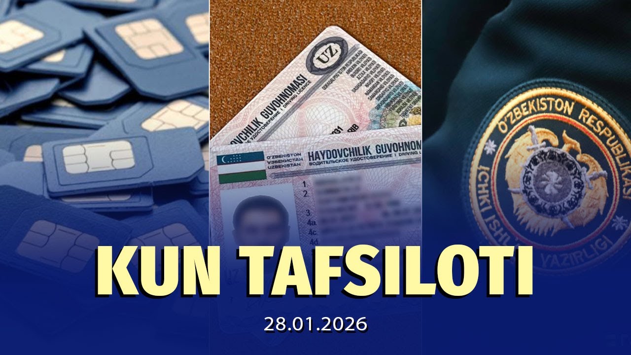 IIV tizimida tayinlovlar, 1 yil saqlanadigan sim-karta va soxta “prava”lar – mahalliy dayjest