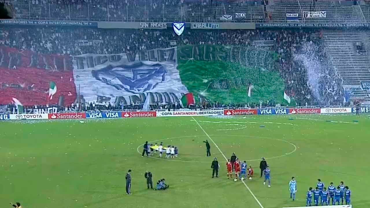 [RECIBIMIENTO HDTV] Velez Vs Santos - Libertadores 2012