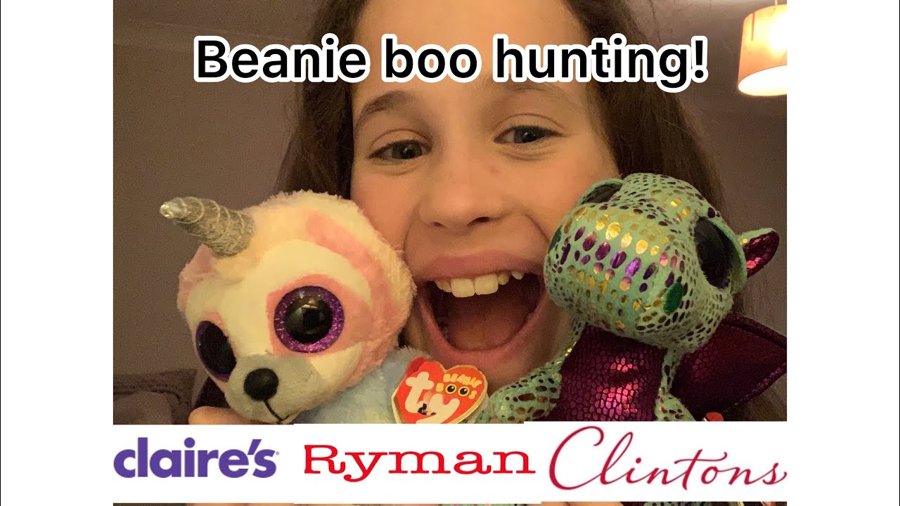 Beanie boo hunting!! (I got my first beanie boo dragon and sloth!)