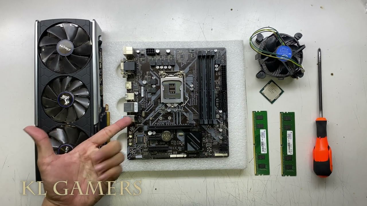 intel Core i3 9100F GIGABYTE B365M DS3H Sapphire NITRO RADEON RX5700 Gaming PC Build