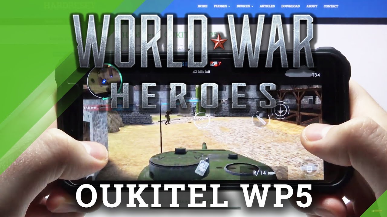 World War Heroes on Oukitel WP5 - Check the Gaming Performance Possibilities!