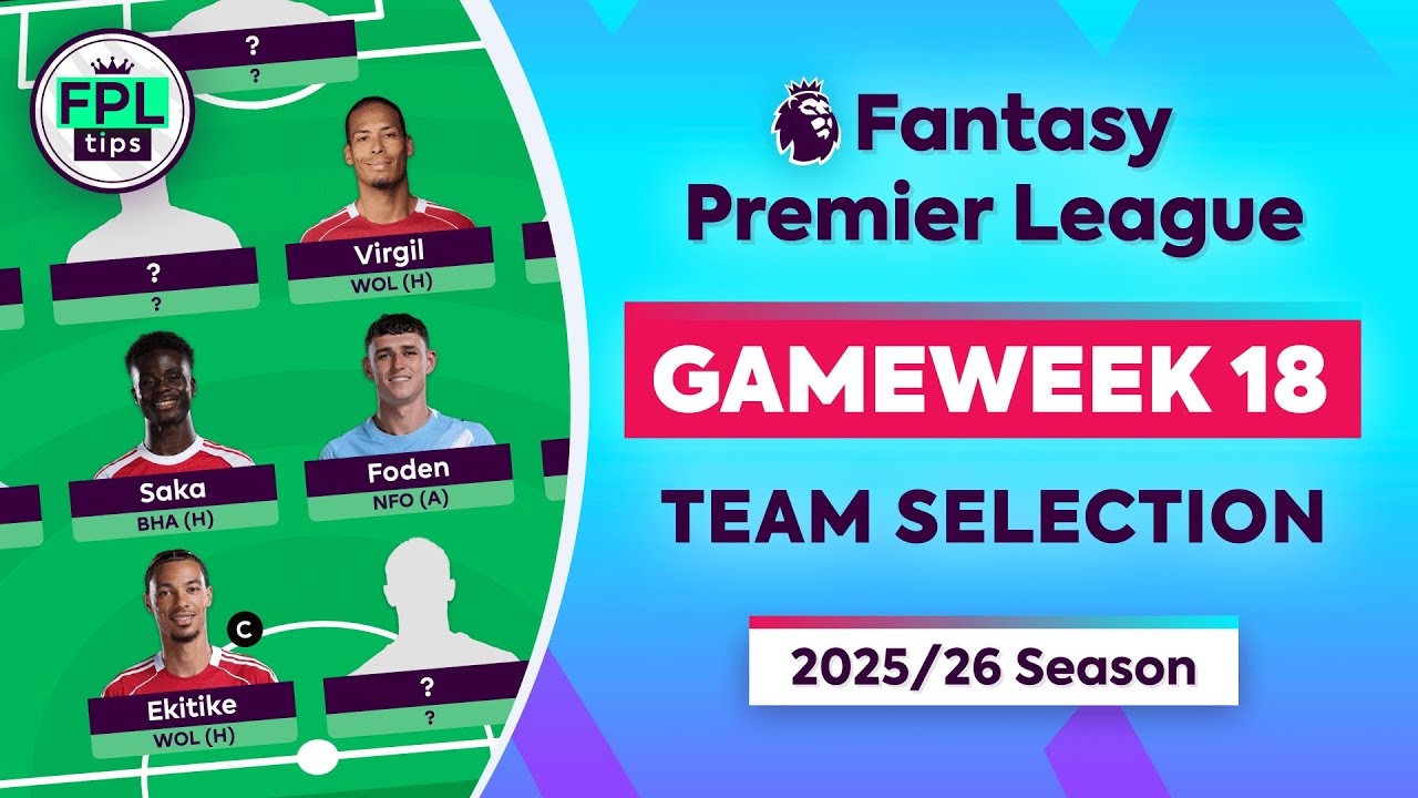 FPL GW18: ВЫБОР КОМАНДЫ | Экитике в составе и капитан? | 18-й тур | Советы по Fantasy Premier Lea...