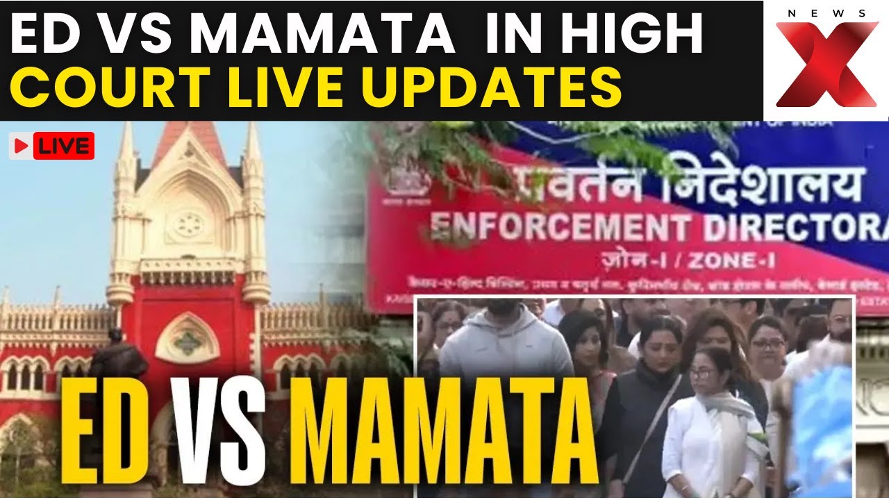 ED VS Mamata LIVE | High-Stakes IPAC Raid Hearing in Calcutta HC Today