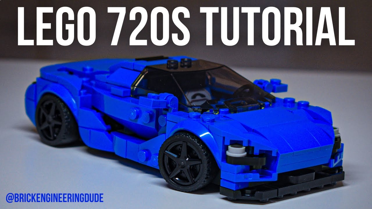 Mclaren 720s LEGO Speed Champions MOC tutorial | Alternate build of 76902 Mclaren Elva