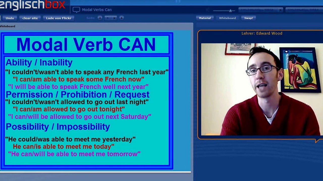 English Lesson | Modal Verbs | CAN and COULD