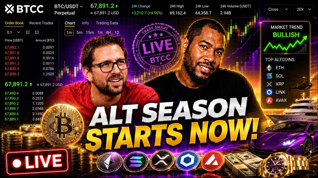 Bitcoin and Crypto Live Trading!