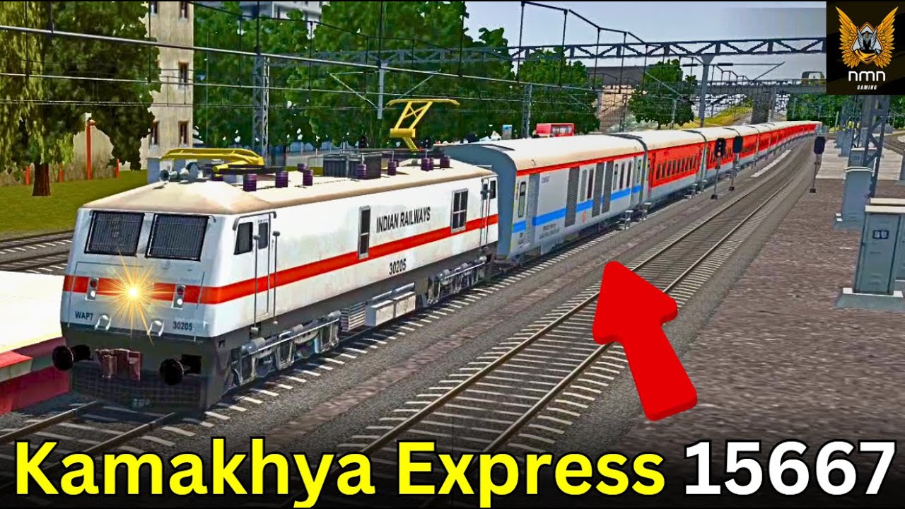 पहली बार Kamakhya Express in indian train simulator 🔥| indian train simulator gameplay @nmngamings