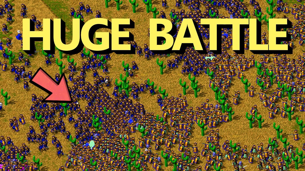 The Settlers 3 – Alien 2vs2 – Massive sword battle