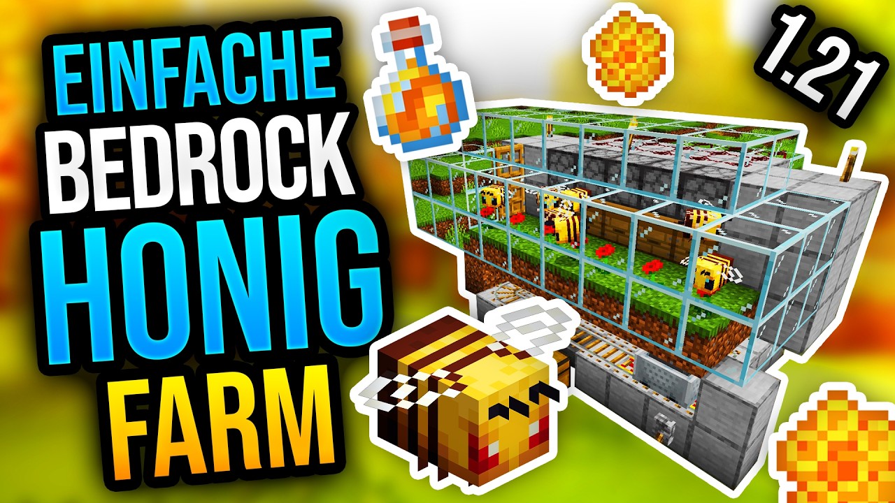 HONIG & BIENEN FARM MINECRAFT BEDROCK 1.21