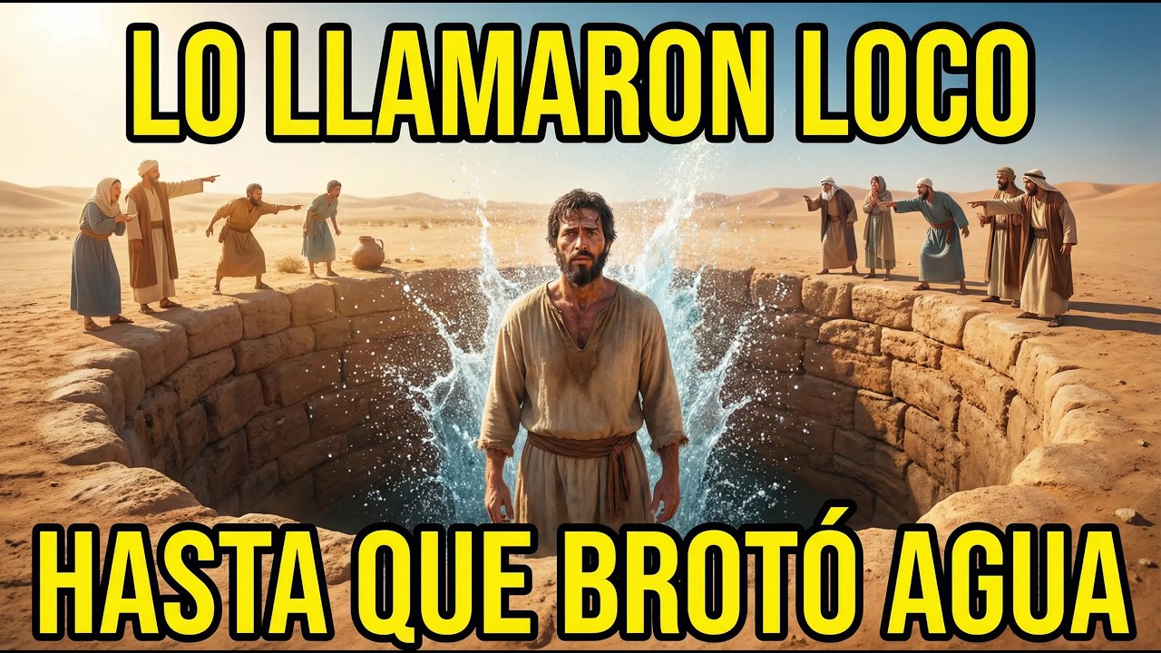 Lo Llamaron ‘Loco’ por Cavar en el Desierto… Hasta Que Dios Hizo el Milagro 😭✨ | Fe y Esperanza