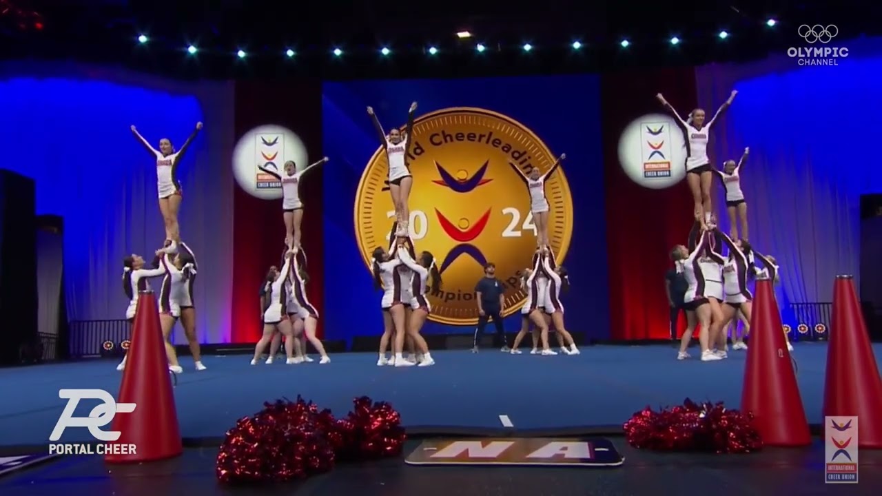 Team Canada All Girl Premier ICU World Cheerleading Championship 2024 Finals