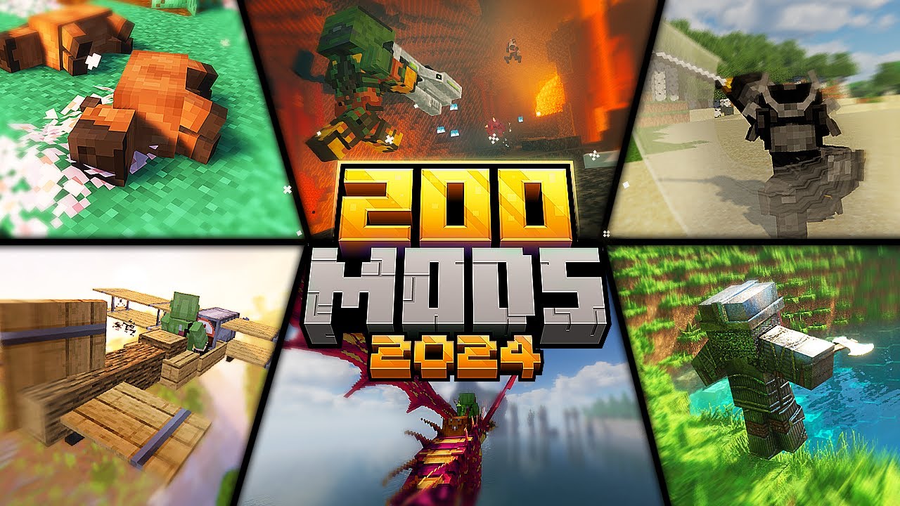 TOP 200 Mods For Minecraft OF ALL TIME | 1.20.4/1.16.5/1.12.2 (Forge/Fabric)