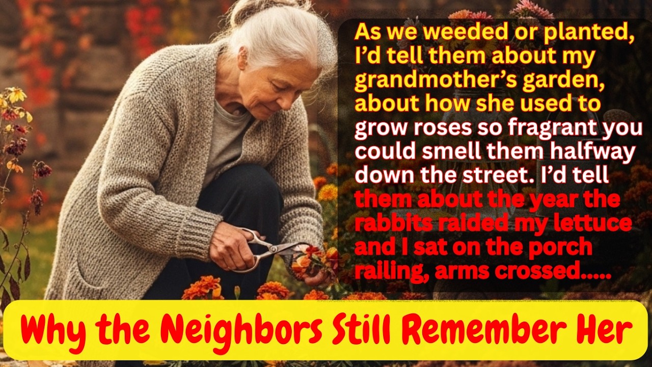 She Planted Flowers for Everyone Else, Years Later, Her Grandkids Reap the Blessings