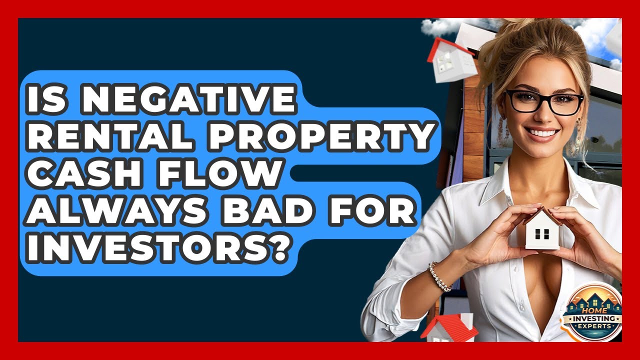 Is Negative Rental Property Cash Flow Always Bad For Investors? - Home Investing Experts