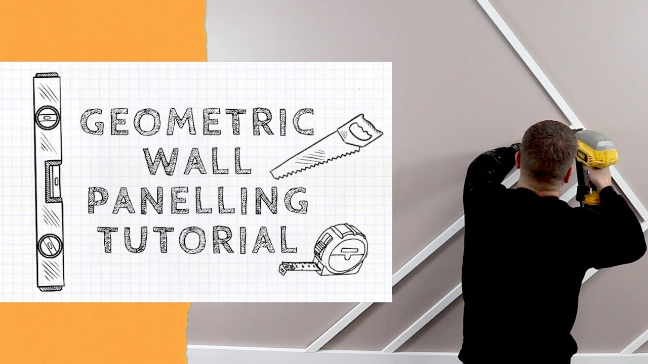 WALL PANEL INSTALLATION | How To Fit Geometric Wall Panelling | Easy DIY Tutorial