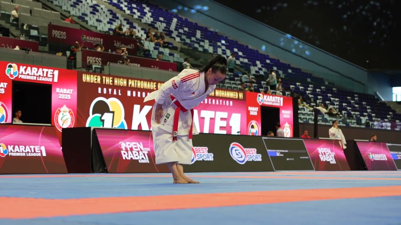 2025 K1 Rabat // quarter final Female kata D'ONOFRIO TERRYANA (ITALY) vs MISHIMA KIRI (JAPAN)