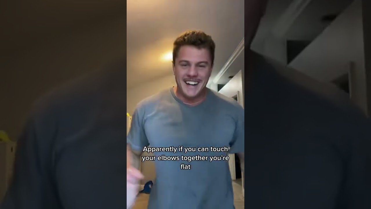 Apparently If You Can Touch Your Elbows Together You're Flat scoobydooabackflip tiktok