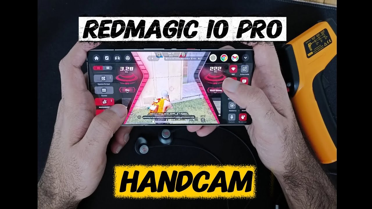 REDMAGIC 10 PRO PUBG HANDCAM & HEATING TEST!🔥