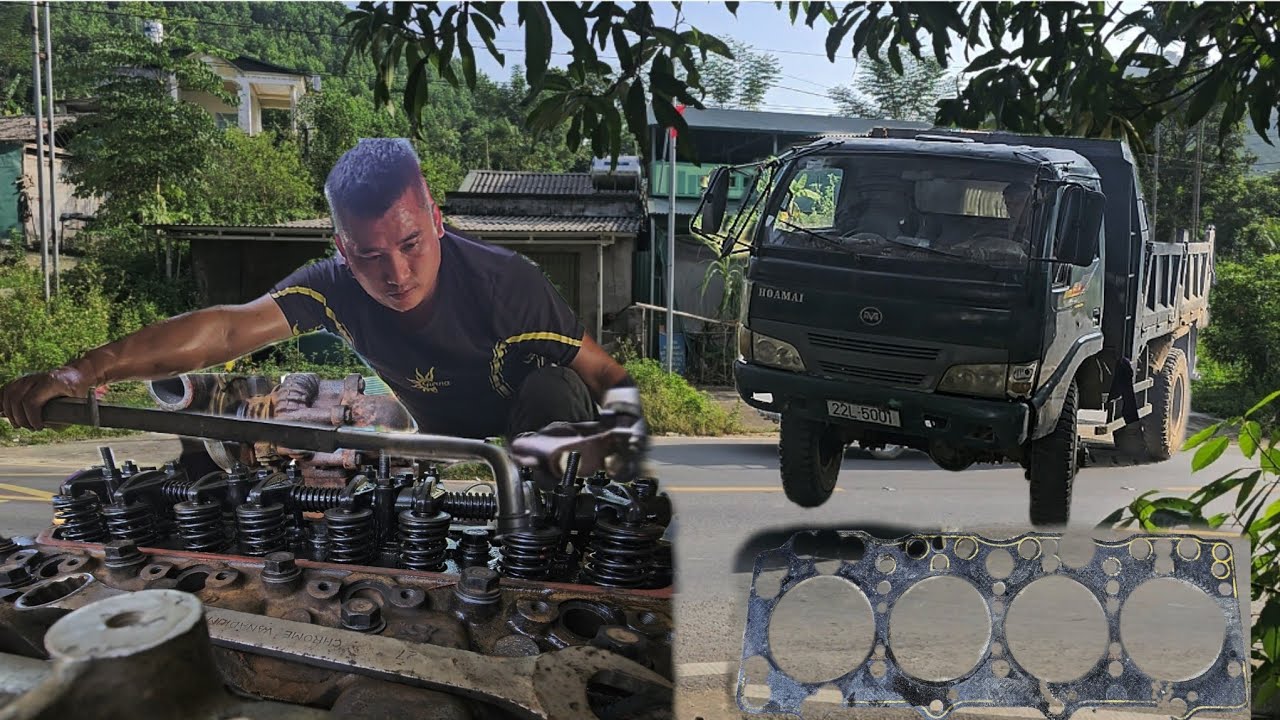 4 hours Repair, restore, and rescue 2-axle truck engine gaskets - Danh repairer car