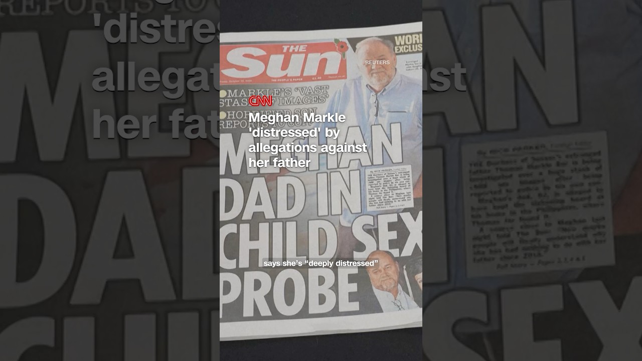 Meghan Markle &lsquo;distressed&rsquo; by allegations against her father