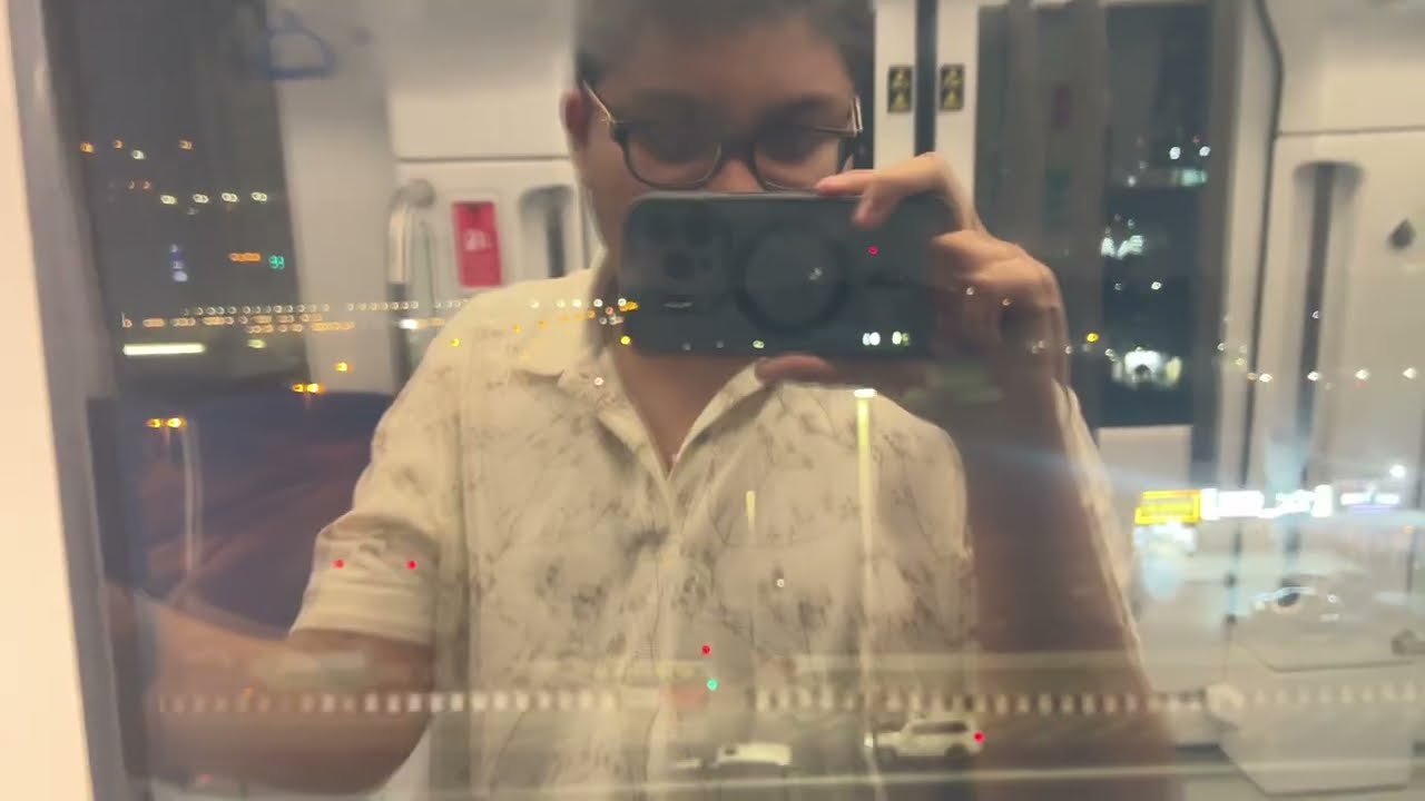 Dubai Metro | Alstom Train 18  Dubai Airport Free Zone To Etisalat By E&