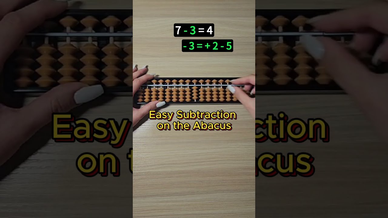 Simple Subtraction with the Abacus Friends Method! 🧮✨