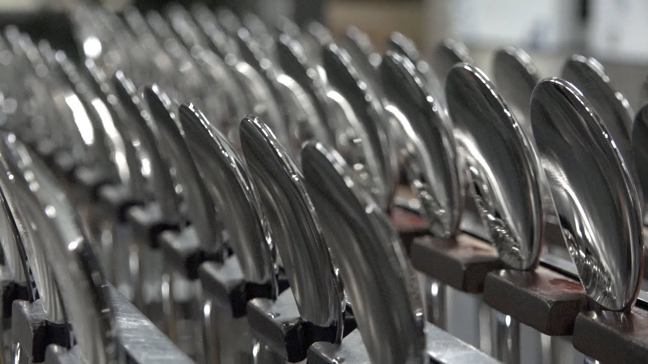 신기한 숟가락 대량 생산하는 과정, 40년 역사의 한국의 숟가락 공장